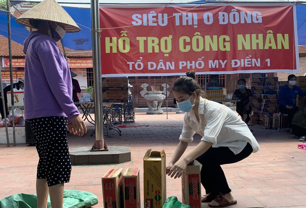 Bac Giang mo nhieu 'sieu thi 0 dong' ho tro cong nhan hinh anh