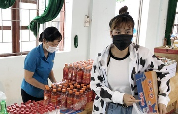 Hang chuc nghin cong nhan o Bac Giang sap tro ve dia phuong hinh anh