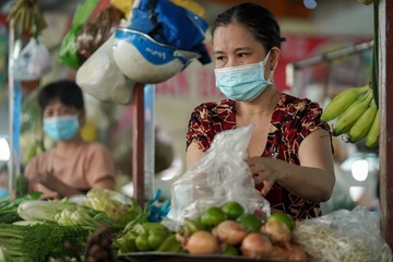 Rau tai cho TP.HCM tang gia manh, rau o vuon e am hinh anh
