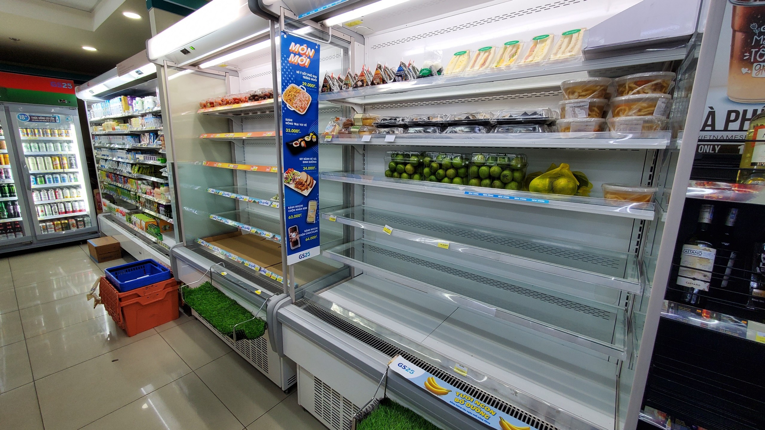 xep hang di sieu thi anh 9