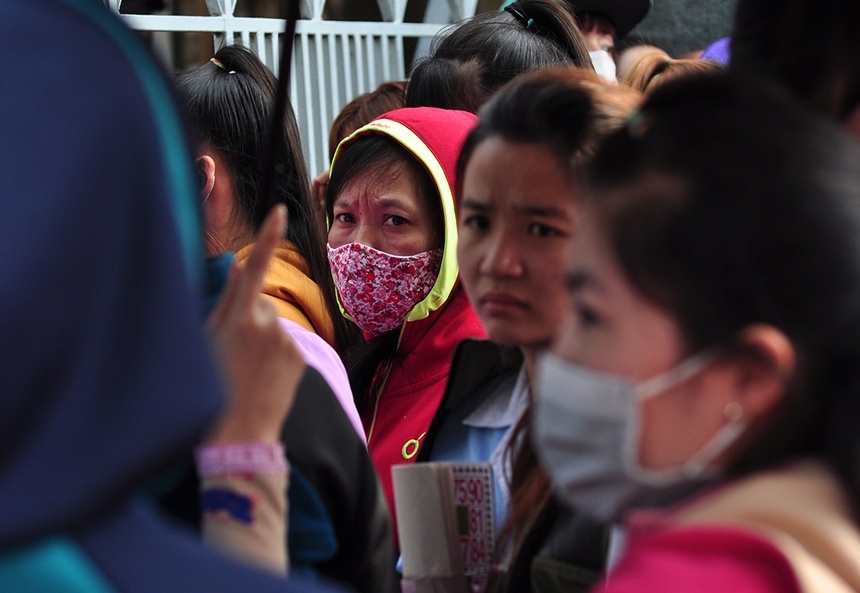 lao dong muon quay lai tphcm anh 1