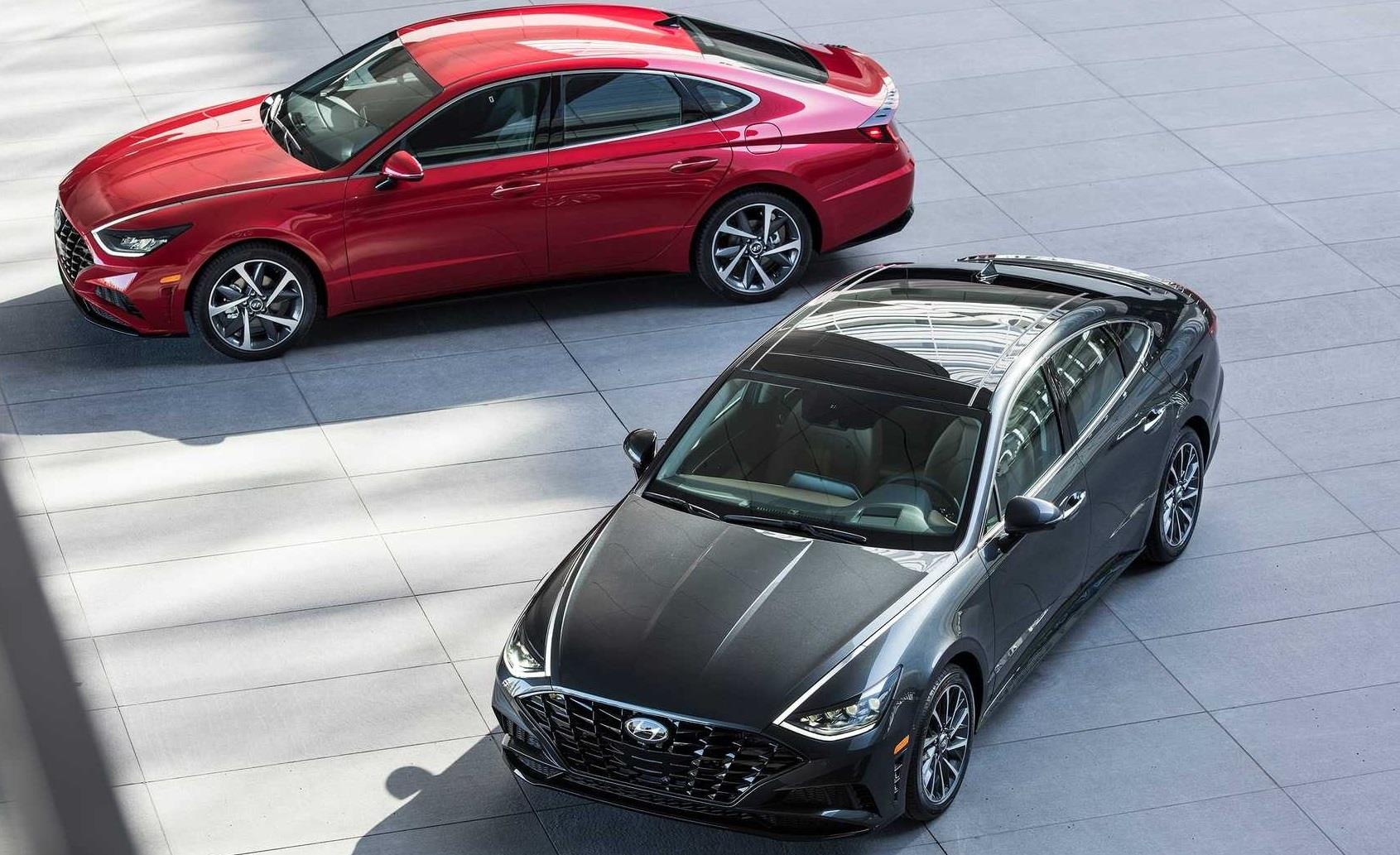 Hyundai Sonata 2020 xuat hien tai My anh 1