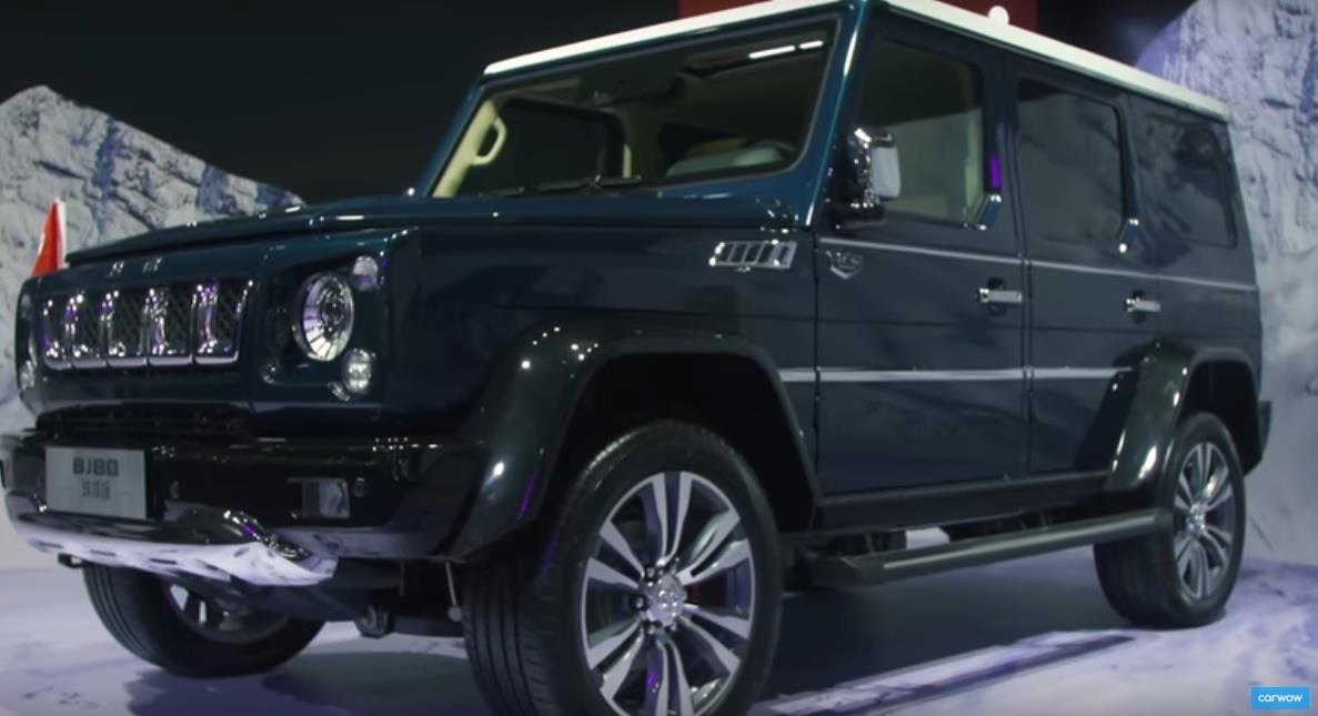 Xe Trung Quoc nhai Mercedes G-Class, giong ca tieng dong cua hinh anh