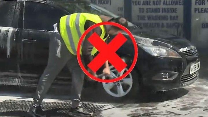 oto tan chay duoi troi nang anh 8