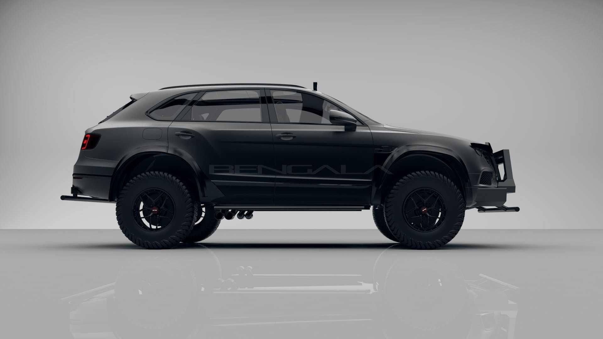 SUV mang hinh dang xe tang cua Bentley anh 3