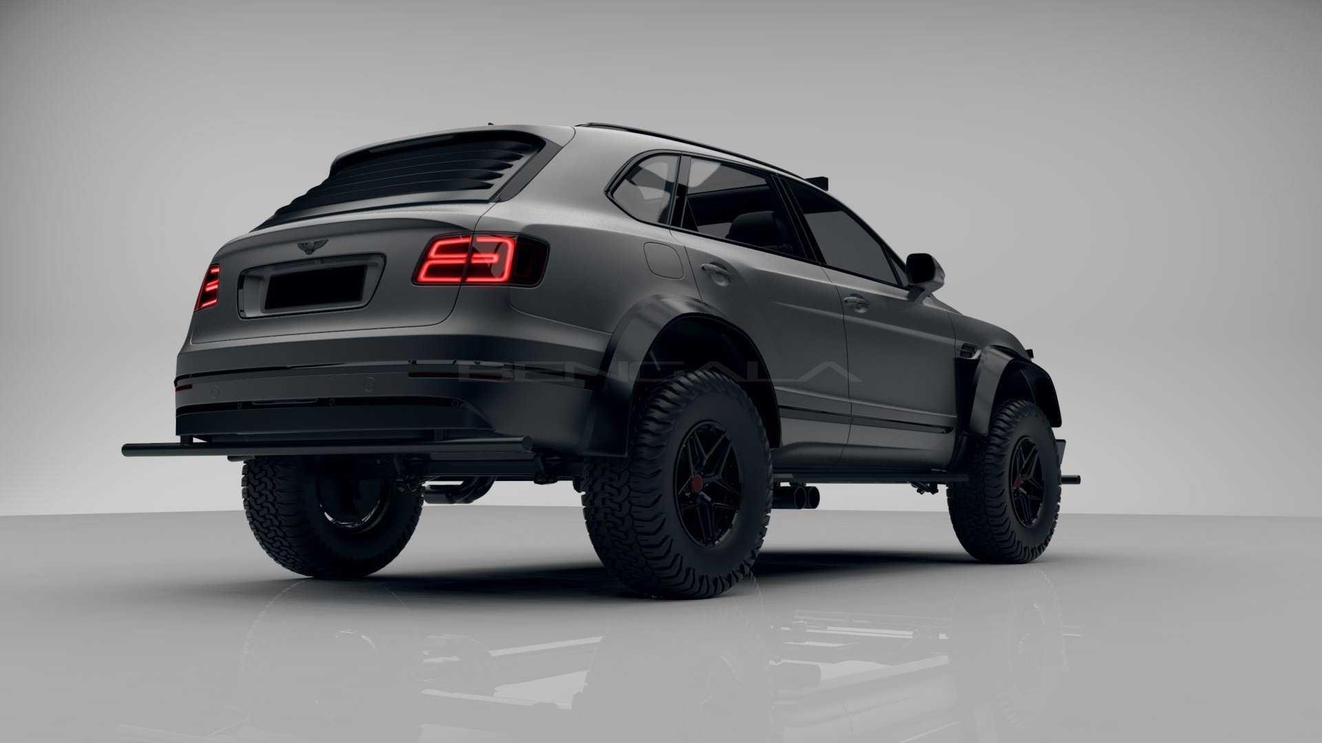 SUV mang hinh dang xe tang cua Bentley anh 2