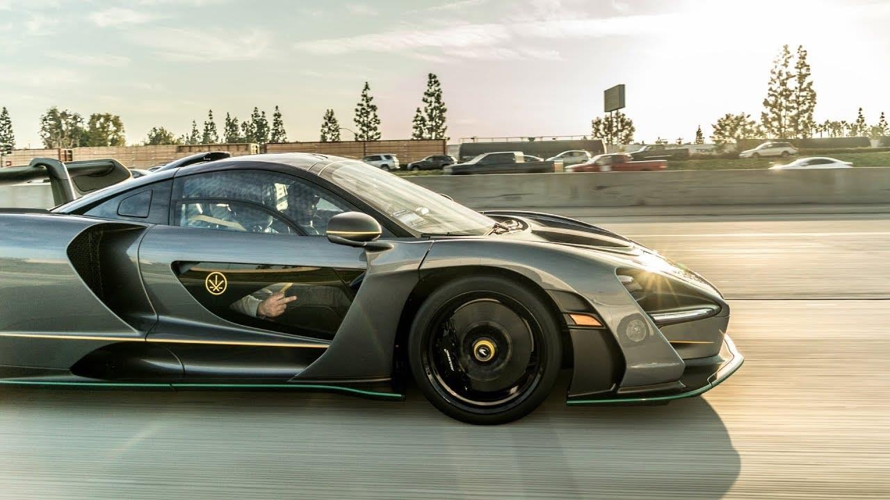 Sieu xe trieu USD McLaren Senna boc chay tren duong dua hinh anh