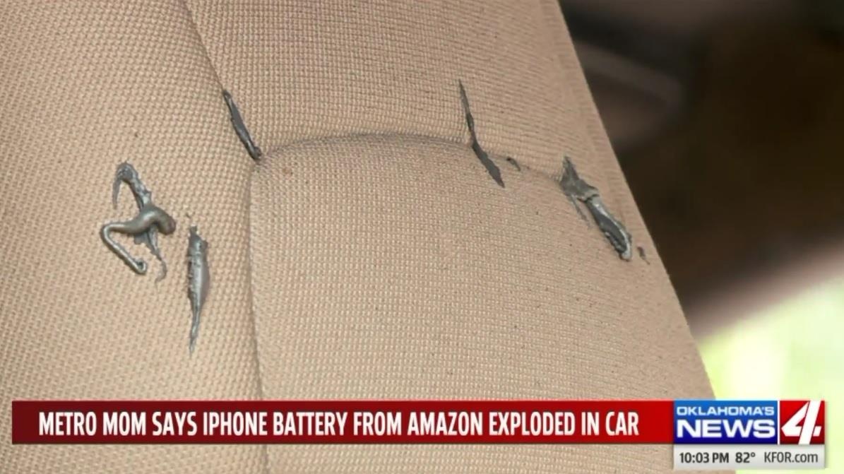 pin iPhone phát nổ thiêu rụi ôtô ảnh 7 pin iPhone phat no thieu rui oto anh 7