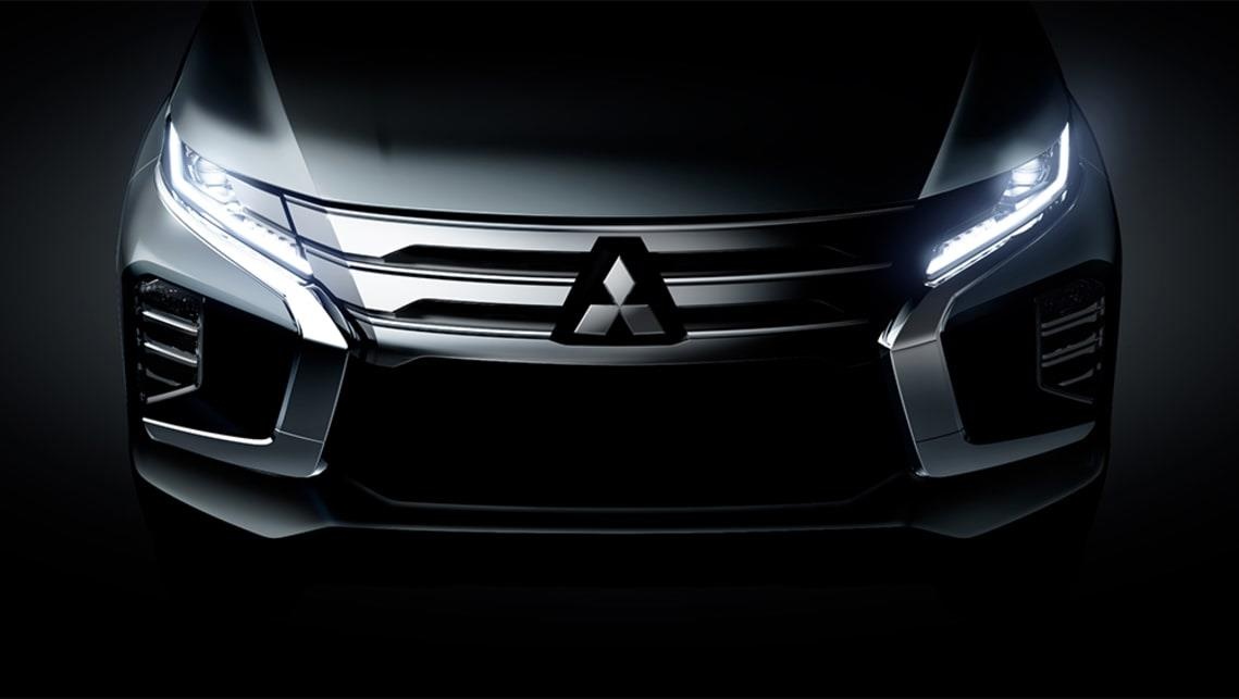 Mitsubishi Pajero Sport 2020 lo dien truoc ngay chinh thuc ra mat hinh anh