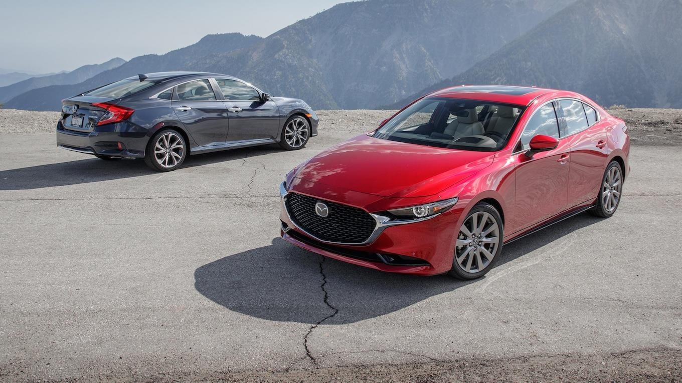 so sánh Honda Civic 2019 và Mazda3 2019 ảnh 1 so sanh Honda Civic 2019 va Mazda3 2019 anh 1