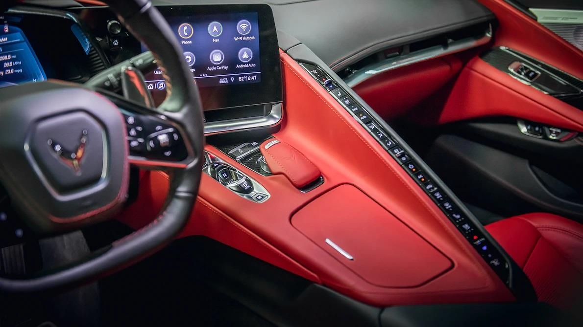 đánh giá nội thất siêu xe Chevrolet Corvette C8 2020 ảnh 4 danh gia noi that sieu xe Chevrolet Corvette C8 2020 anh 4