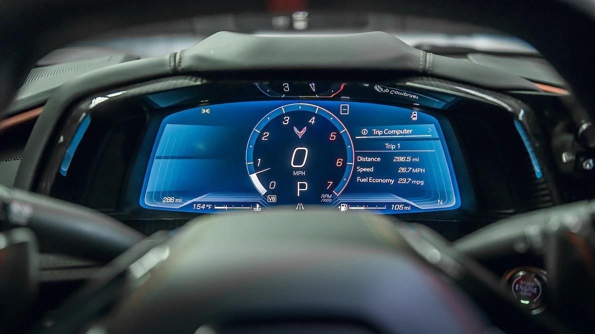 đánh giá nội thất siêu xe Chevrolet Corvette C8 2020 ảnh 8 danh gia noi that sieu xe Chevrolet Corvette C8 2020 anh 8