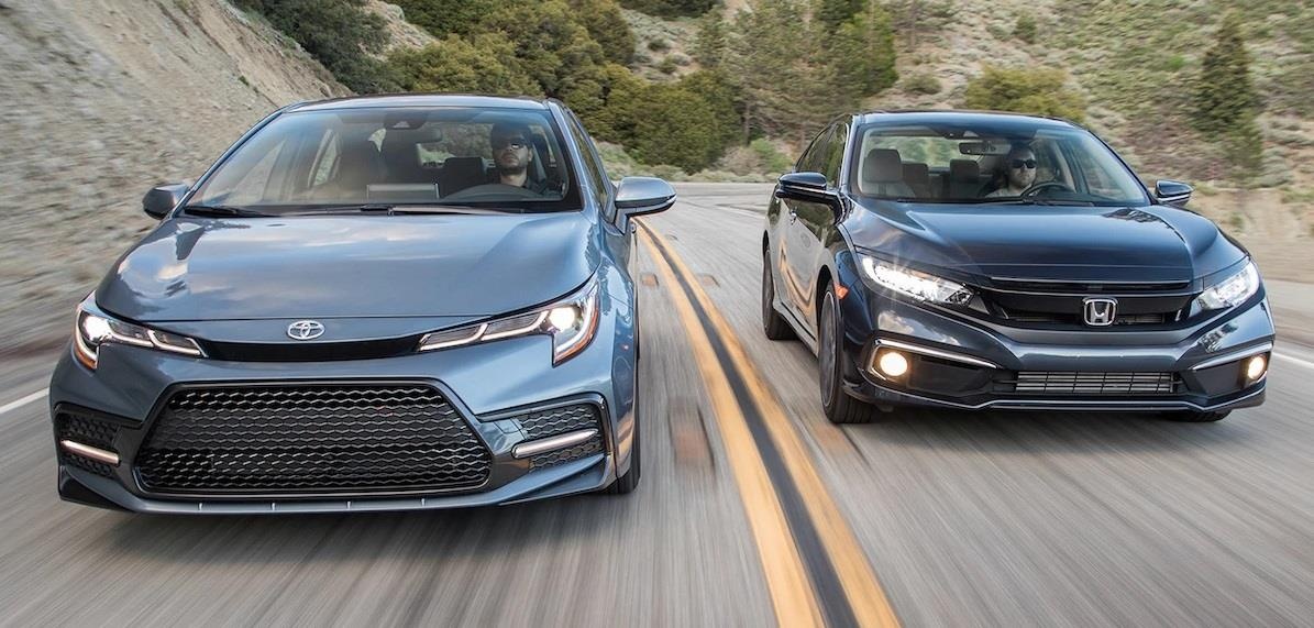Toyota Corolla 2020 va Honda Civic Touring 2019: Cuoc chien dong huong hinh anh