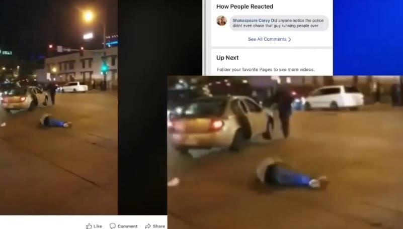 Dam xe vao dam dong truoc mat canh sat hinh anh