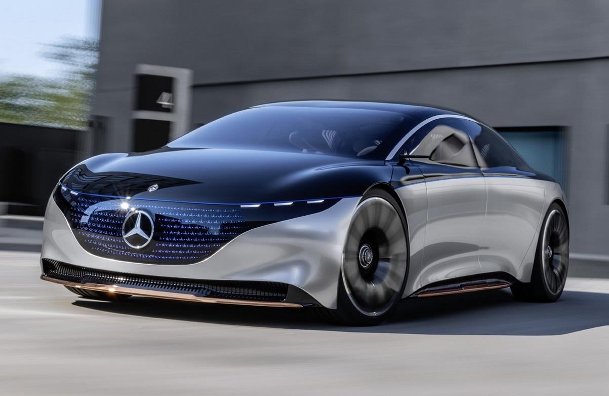 Mercedes Vision EQS day cho Tesla bai hoc ve sedan dien hang sang hinh anh