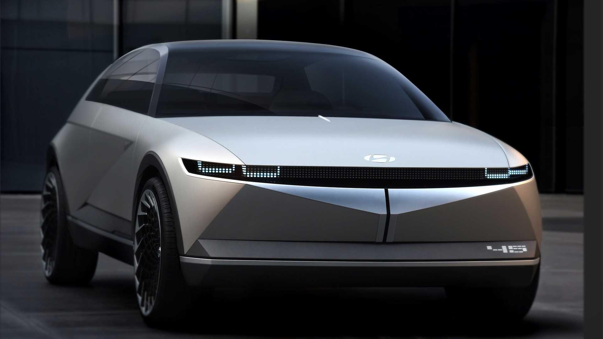 Hyundai trinh dien concept xe dien tuong lai, lay cam hung tu qua khu hinh anh