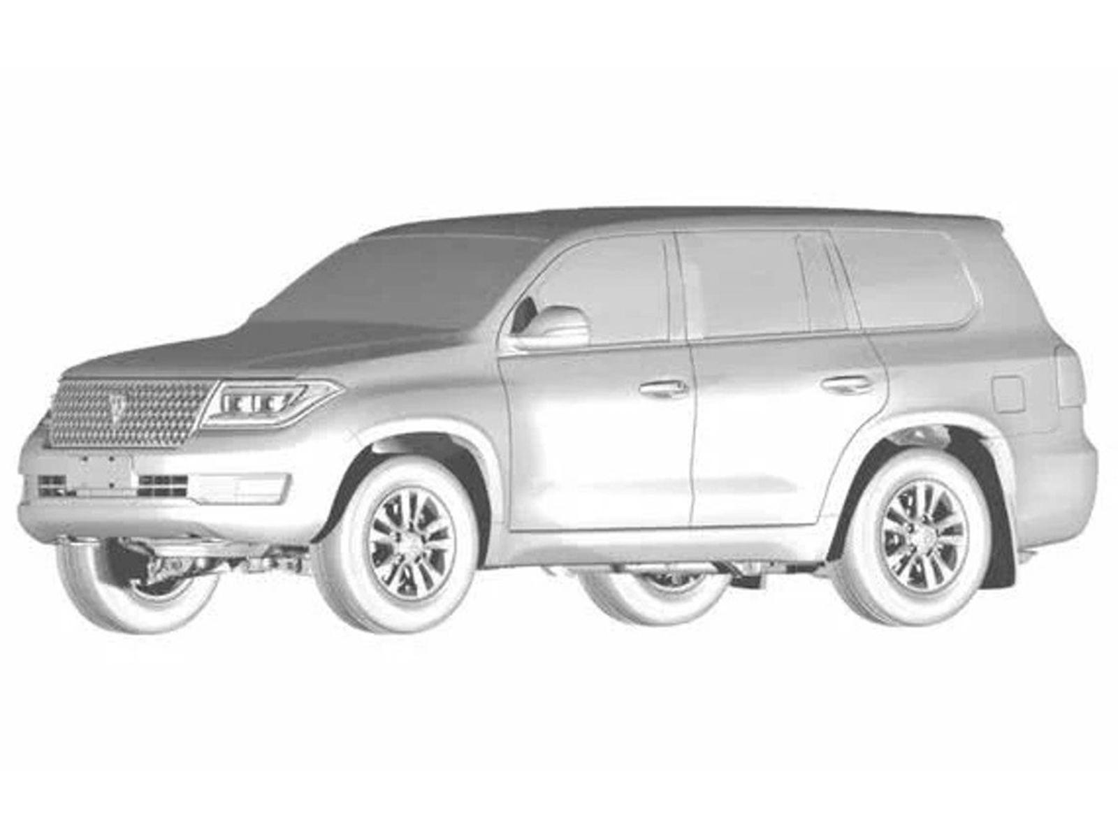 Toyota Land Cruiser bị hãng xe Trung Quốc sao chép ảnh 4 Toyota Land Cruiser bi hang xe Trung Quoc sao chep anh 4