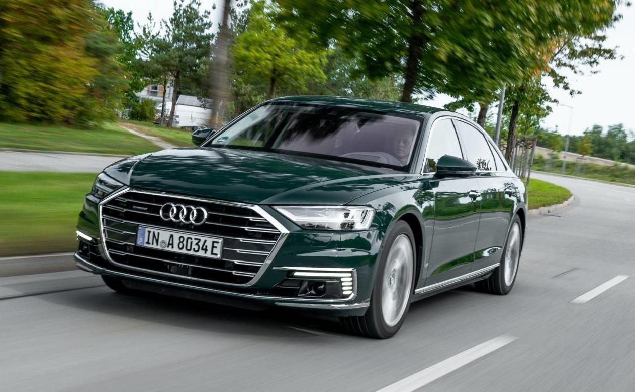 Audi lan dau tien ra mat sedan hang sang A8 plug-in hybrid hinh anh
