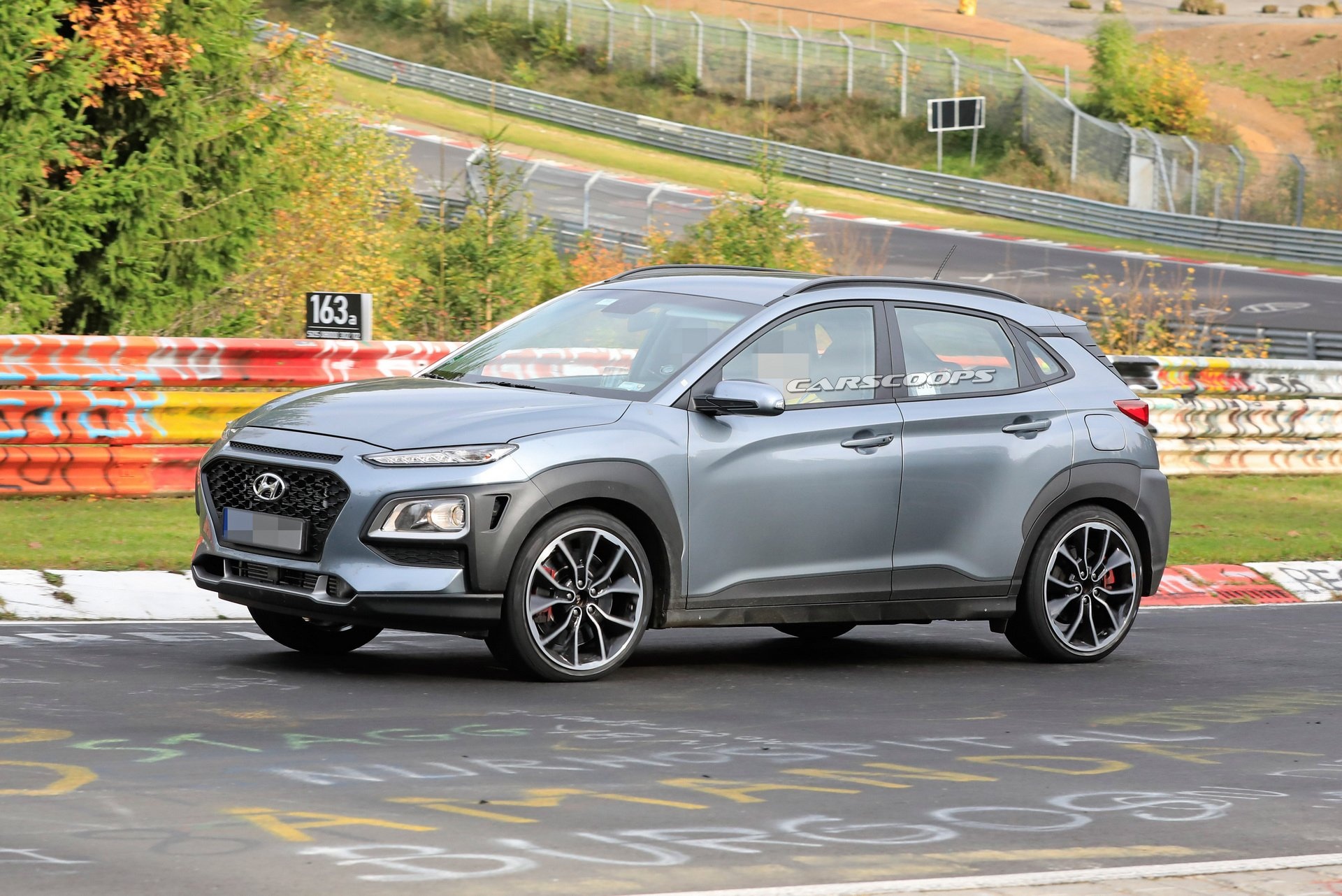 Hyundai Kona N 2020 lộ ảnh chạy thử ảnh 3 Hyundai Kona N 2020 lo anh chay thu anh 3