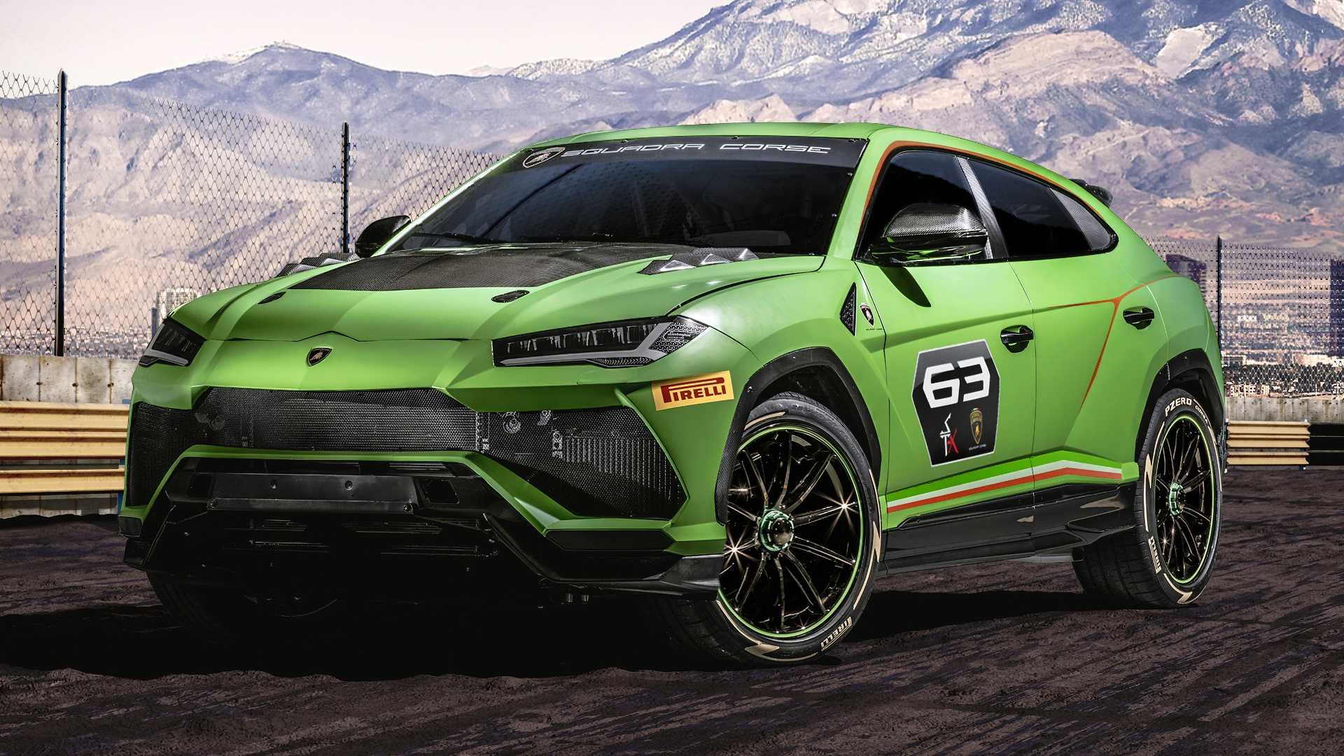 Khi sieu SUV Lamborghini Urus bien thanh xe dua hinh anh