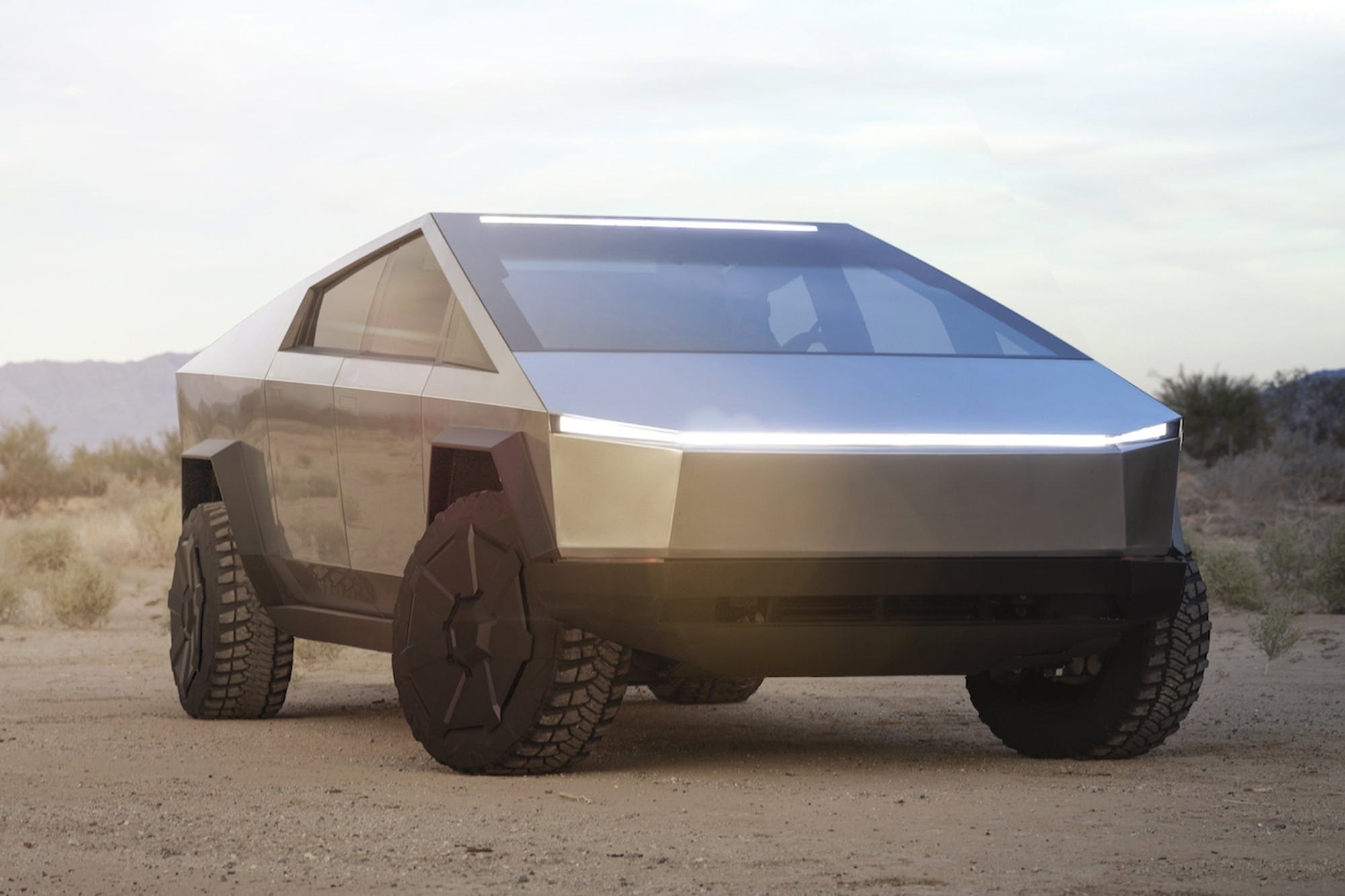 Tesla Cybertruck khien co phieu Tesla giam manh anh 1