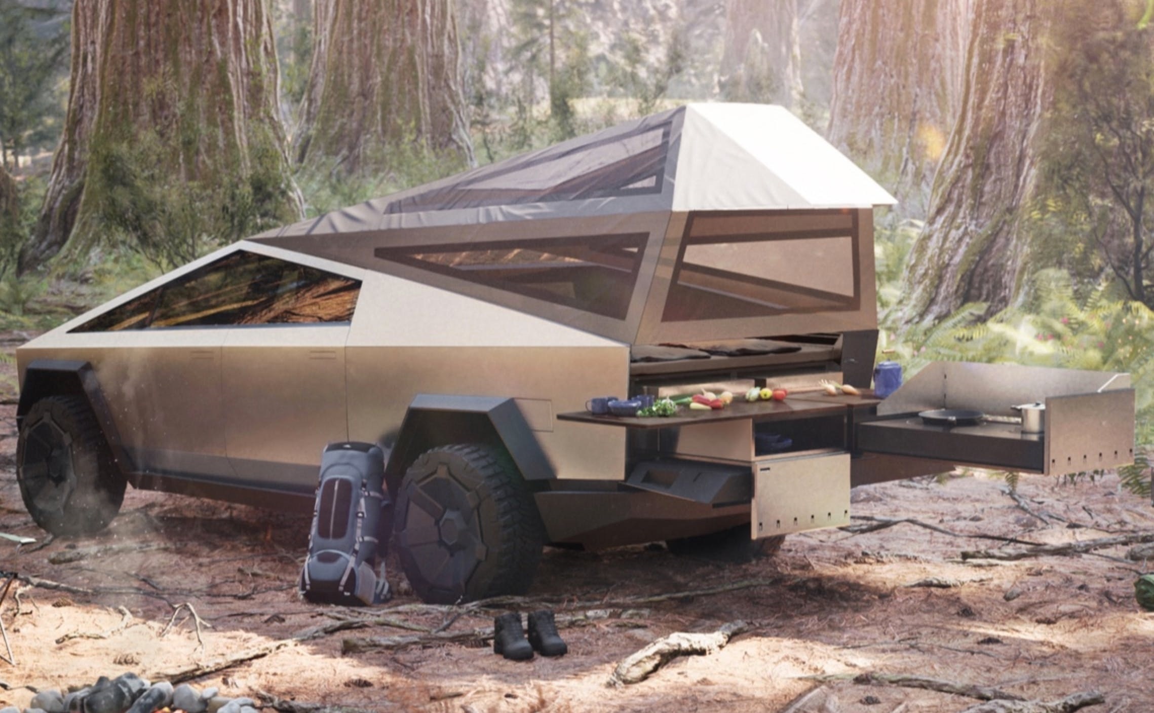 Tesla Cybertruck khien co phieu Tesla giam manh anh 5