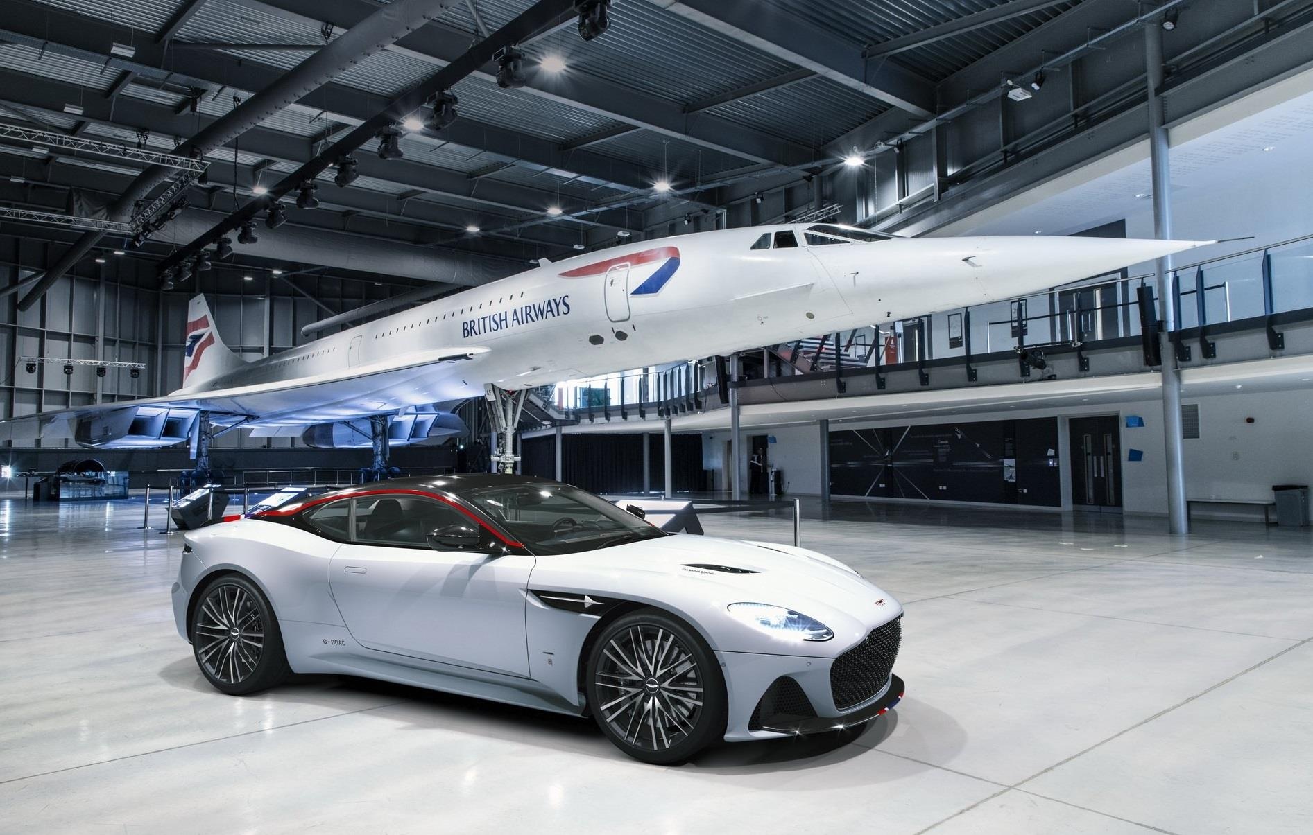 Sieu xe Aston Martin ky niem may bay sieu thanh Concorde ra mat hinh anh