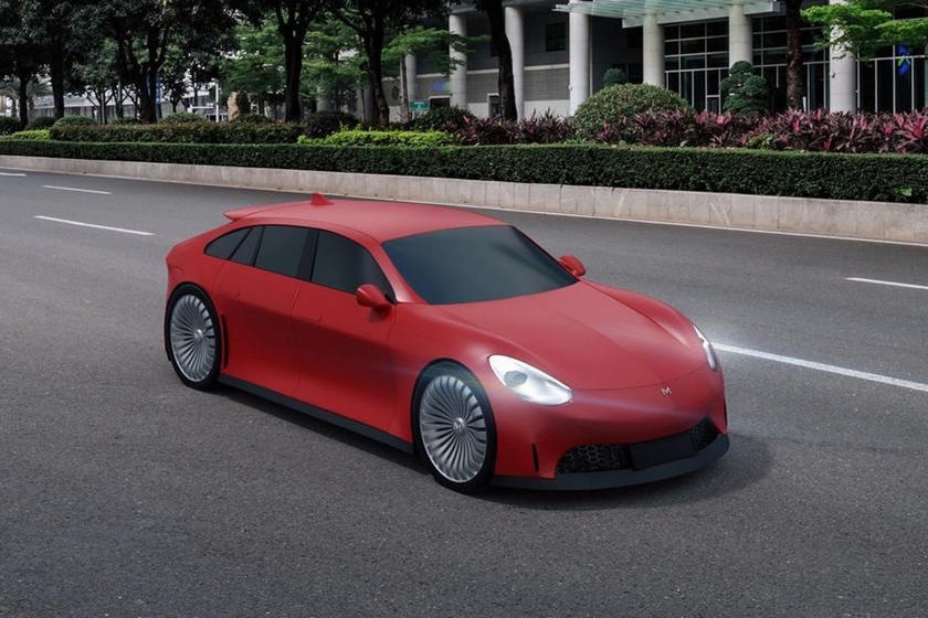 Tesla Model S bi sao chep tai Nga anh 8