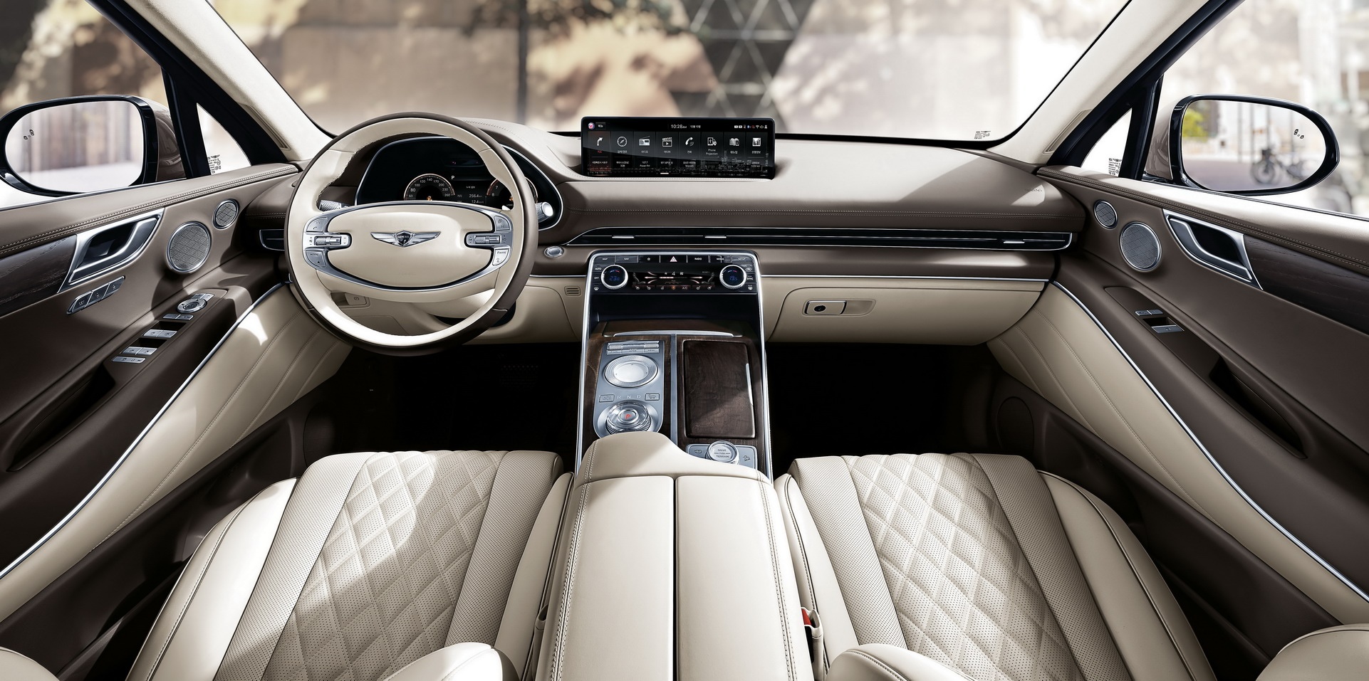 SUV đầu tiên của Genesis lộ diện tại Hàn Quốc ảnh 3 SUV dau tien cua Genesis lo dien tai Han Quoc anh 3