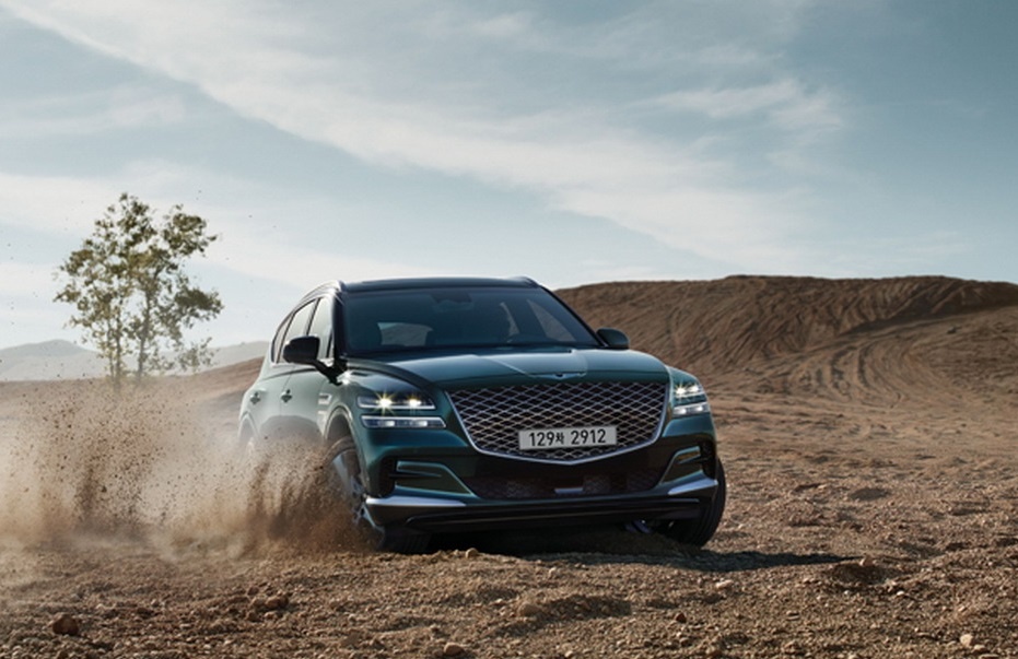 SUV đầu tiên của Genesis lộ diện tại Hàn Quốc ảnh 2 SUV dau tien cua Genesis lo dien tai Han Quoc anh 2