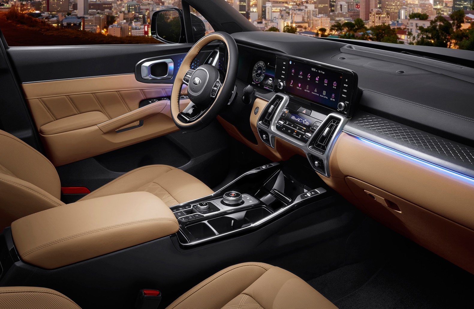 Da co anh noi that chinh thuc cua Kia Sorento 2021 hinh anh