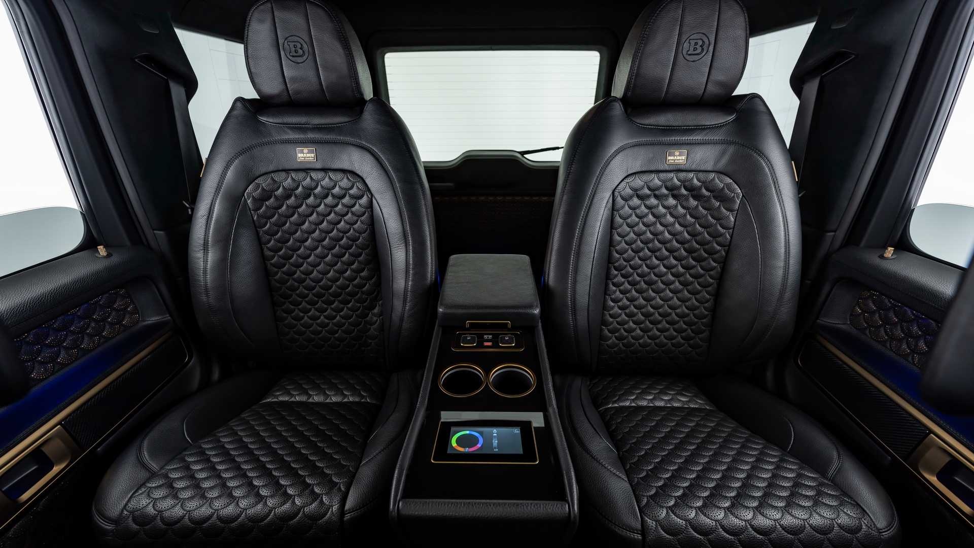Mercedes-AMG G63 nổi bật với bản độ màu Gold của Brabus ảnh 16 Mercedes-AMG G63 noi bat voi ban do mau Gold cua Brabus anh 16