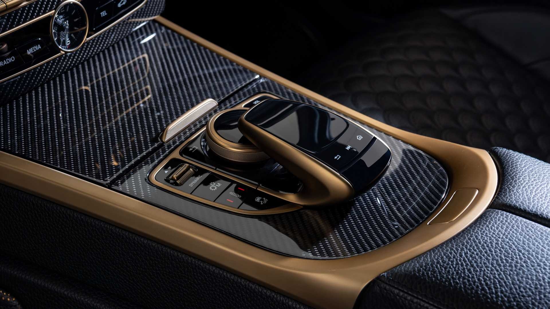Mercedes-AMG G63 nổi bật với bản độ màu Gold của Brabus ảnh 14 Mercedes-AMG G63 noi bat voi ban do mau Gold cua Brabus anh 14