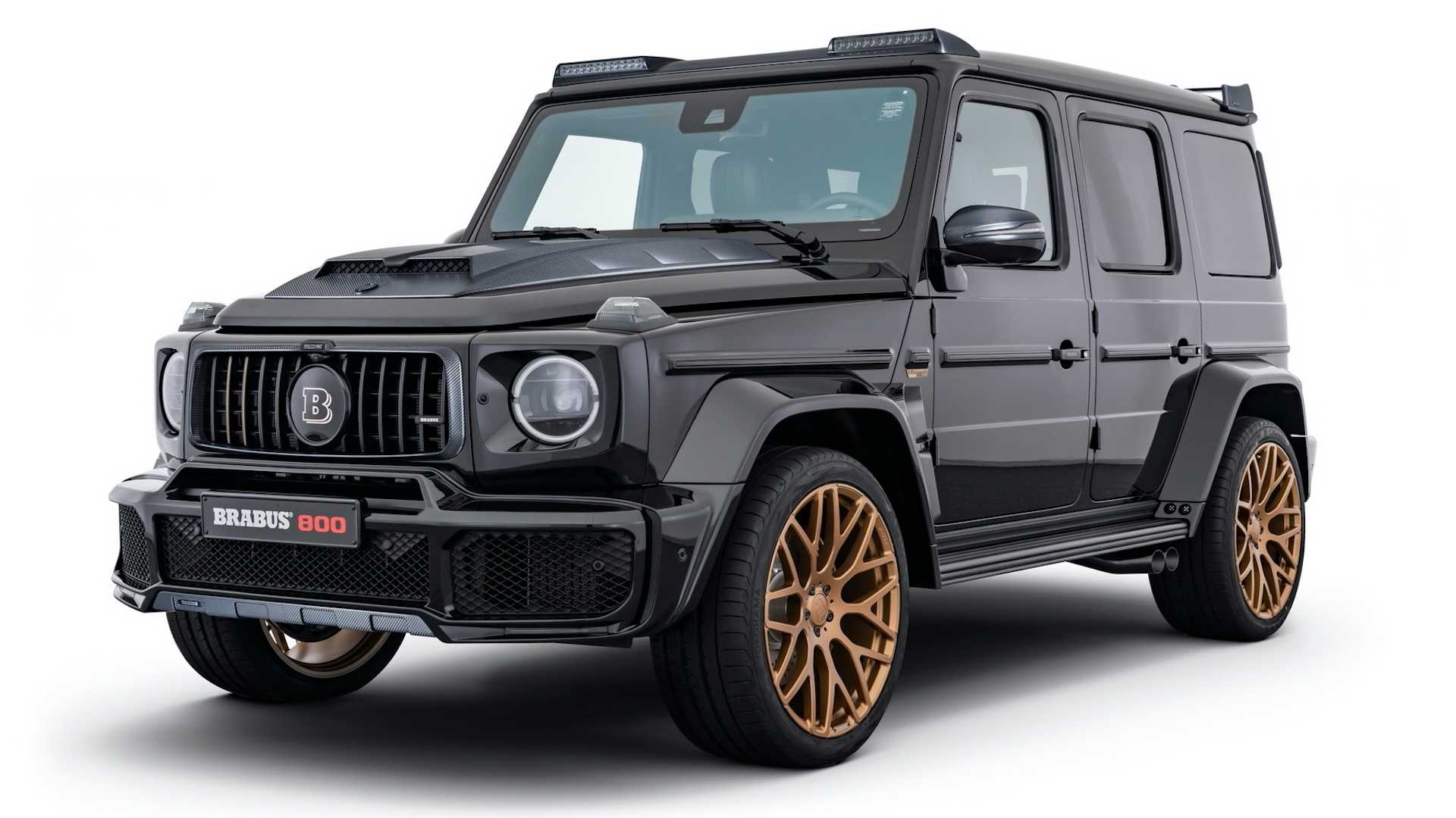 Mercedes-AMG G63 noi bat voi ban do mau Gold cua Brabus hinh anh