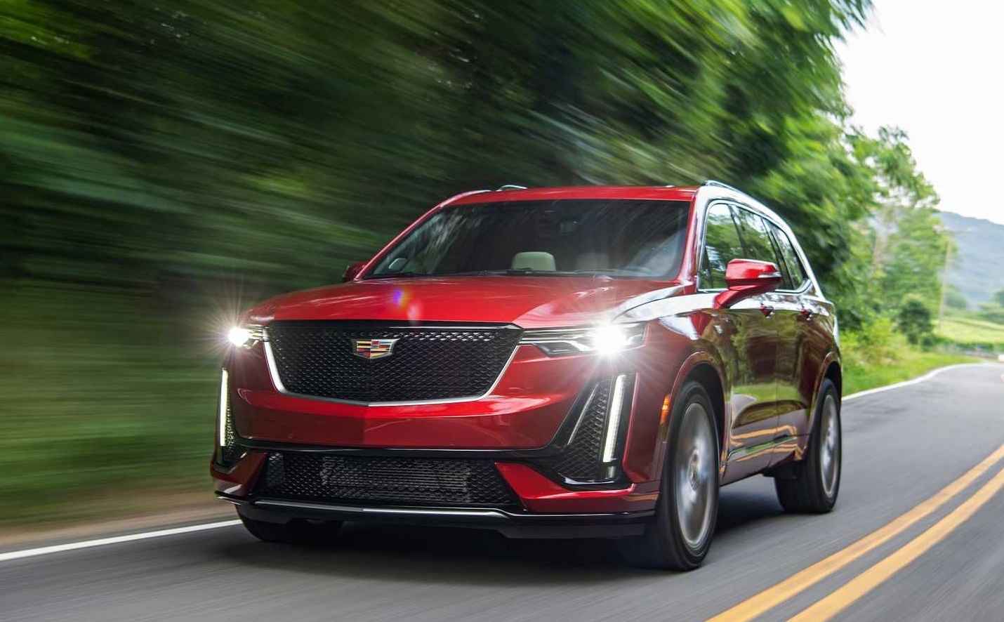 Xe sang Cadillac XT6 khong the ban tai My vi co den pha hien dai hinh anh