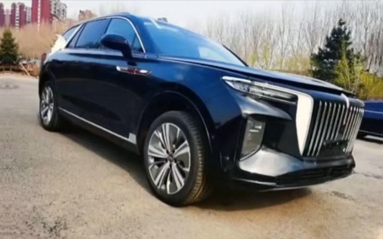 SUV sang chạy điện Hồng Kỳ lộ diện ảnh 1 SUV sang chay dien Hong Ky lo dien anh 1