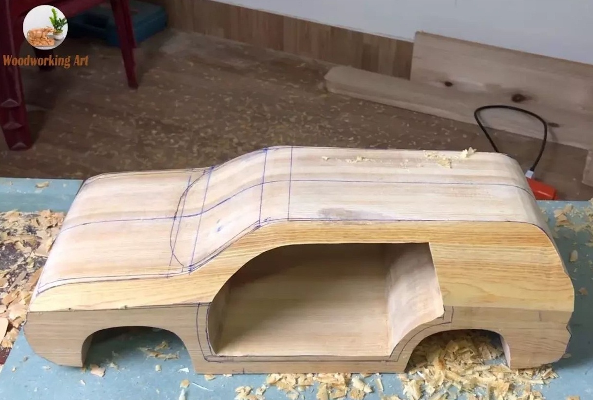 thợ mộc Việt tạo hình xe sang ảnh 5 tho moc Viet tao hinh xe sang anh 5