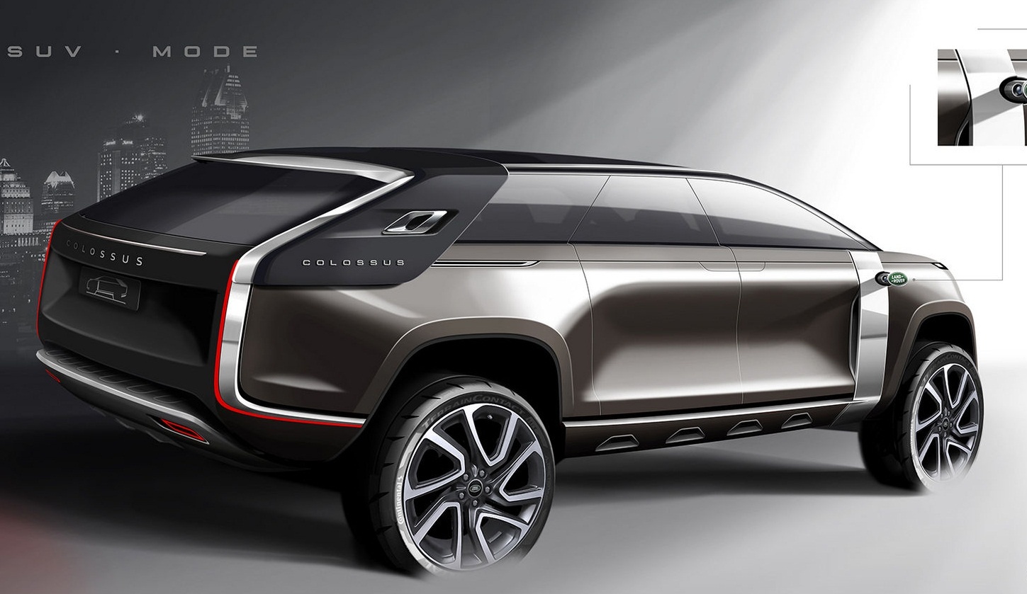 Land Rover Colossus lai giữa SUV và bán tải ảnh 3 Land Rover Colossus lai giua SUV va ban tai anh 3