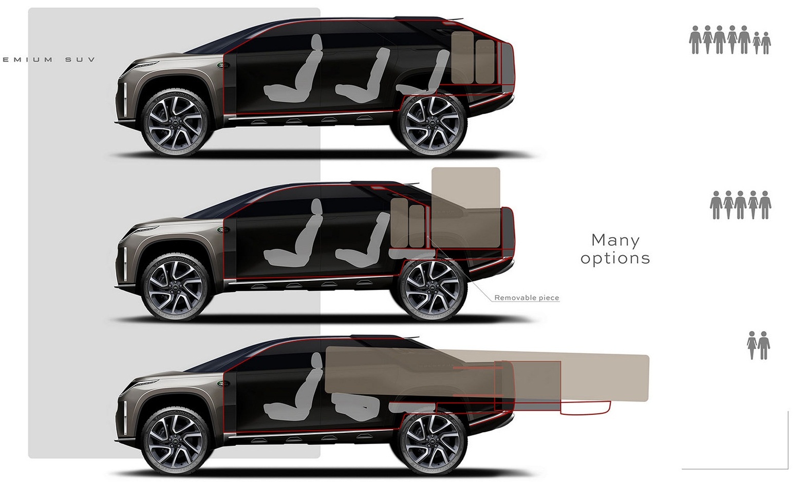Land Rover Colossus lai giữa SUV và bán tải ảnh 5 Land Rover Colossus lai giua SUV va ban tai anh 5