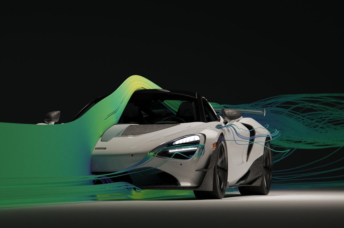 sieu xe McLaren 720S in 3D anh 1
