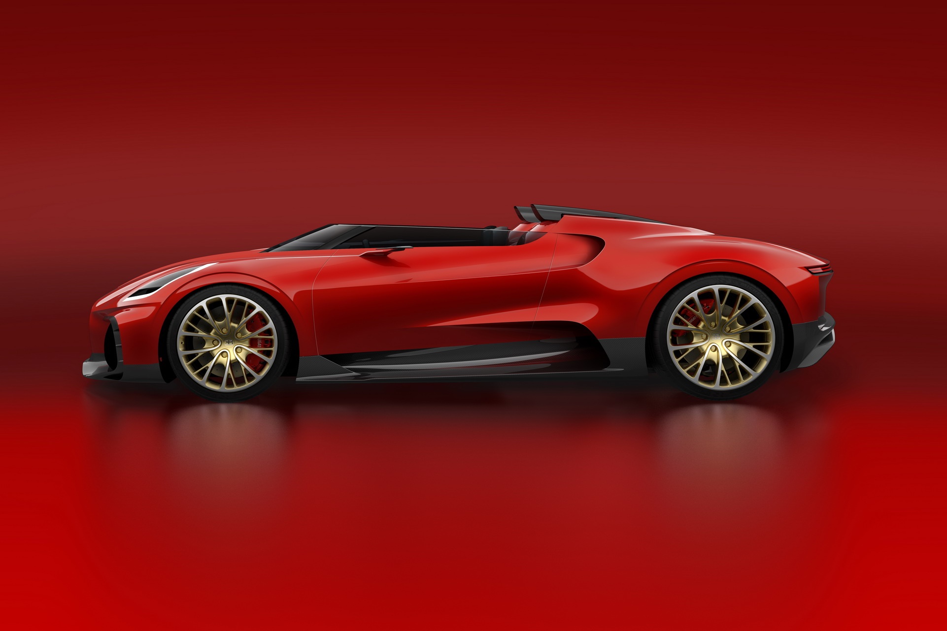 Bugatti sẽ chỉ sản xuất một chiếc Chiron Roadster ảnh 2 Bugatti se chi san xuat mot chiec Chiron Roadster anh 2