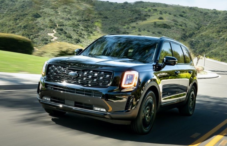 Kia Telluride 2021 ra mat phien ban den bong Nightfall hinh anh