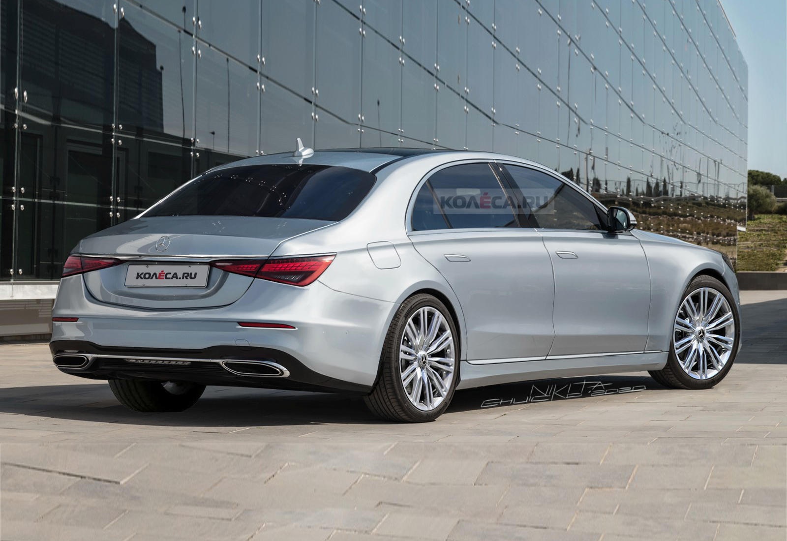 bản dựng ngoại thất Mercedes S-Class 2021 ảnh 2 ban dung ngoai that Mercedes S-Class 2021 anh 2