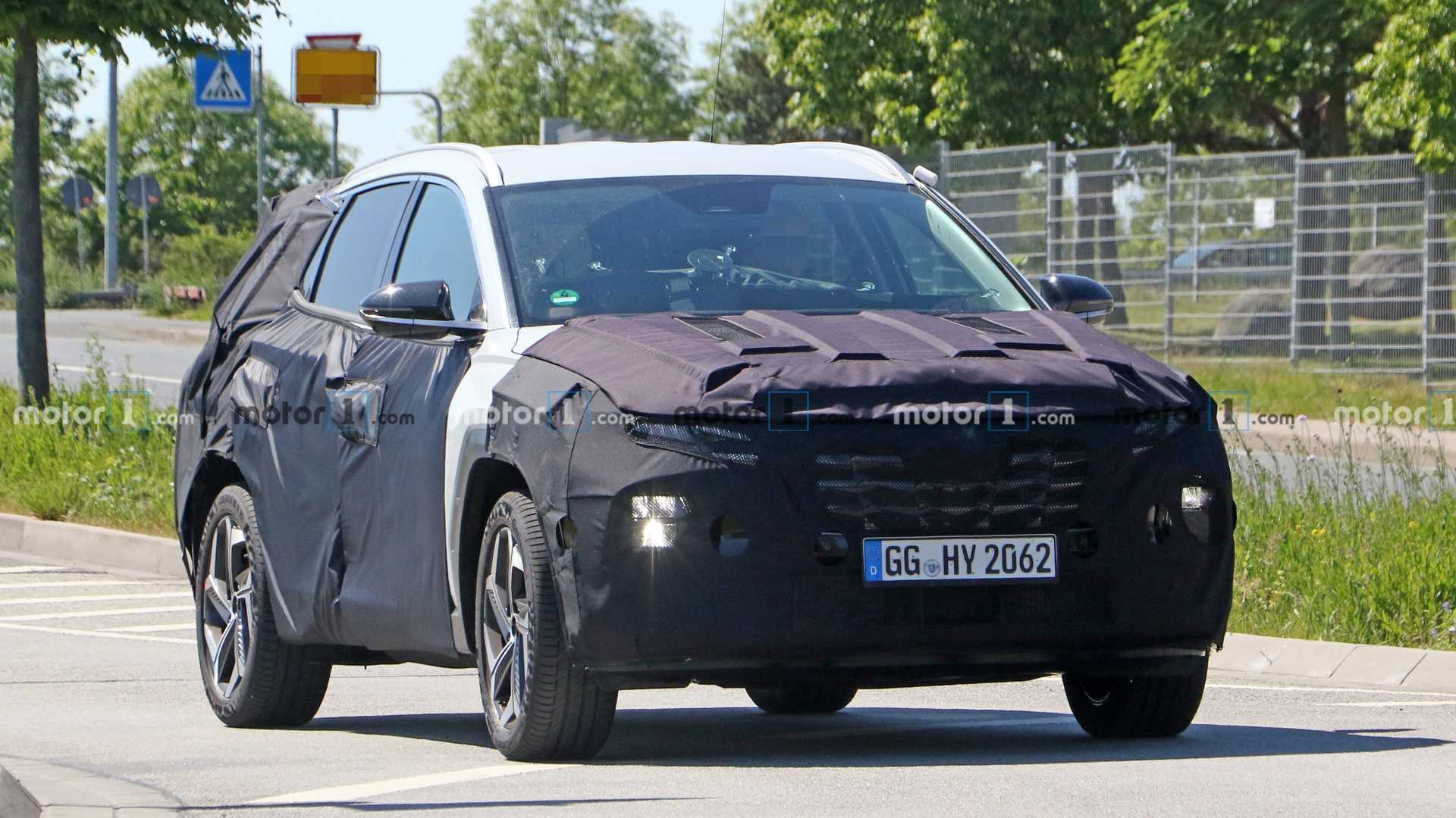 Hyundai Tucson 2021 lo dien hinh anh khoang lai anh 2