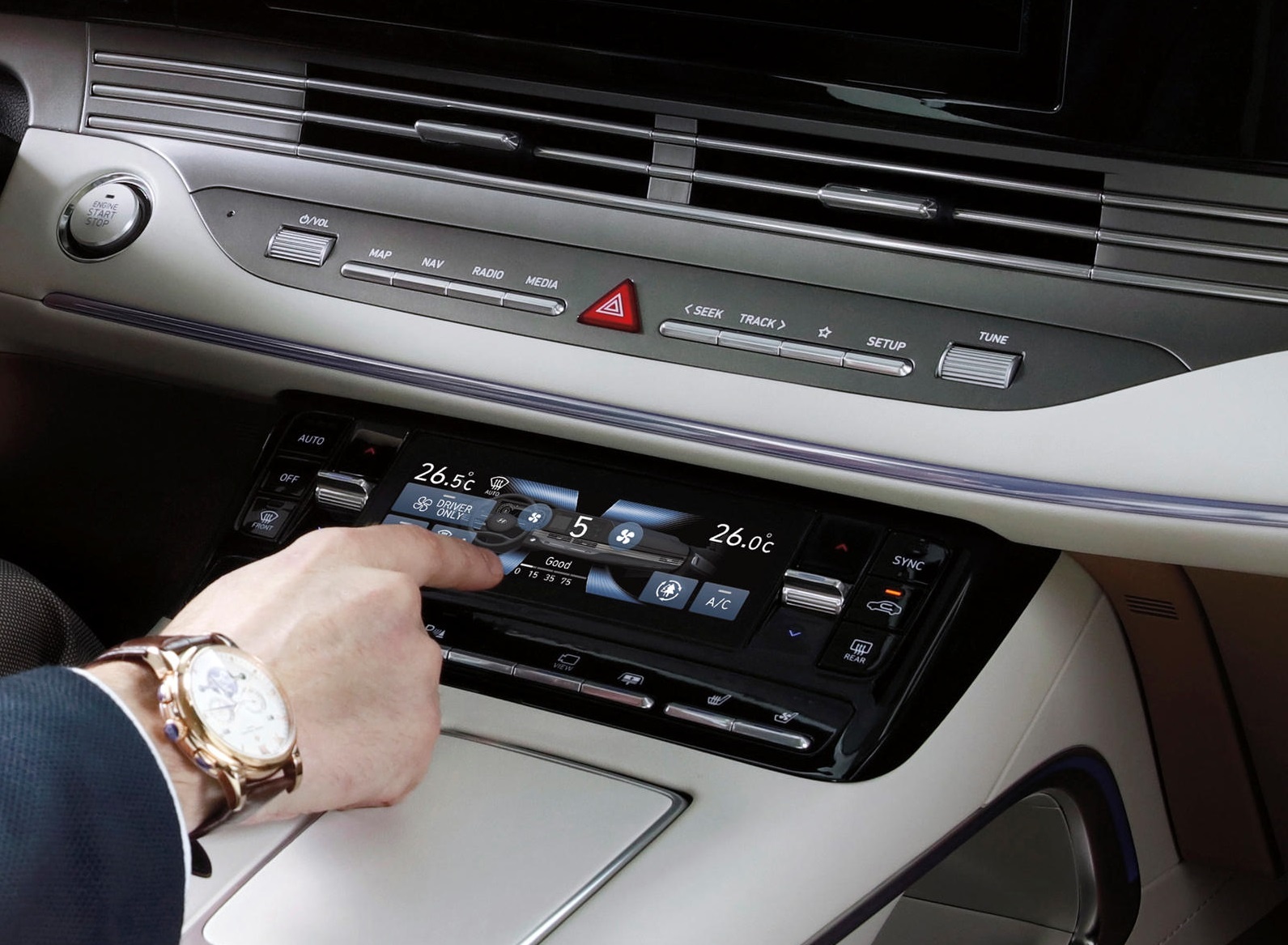 Hyundai ra mat he thong dieu hoa moi cho xe hoi anh 1