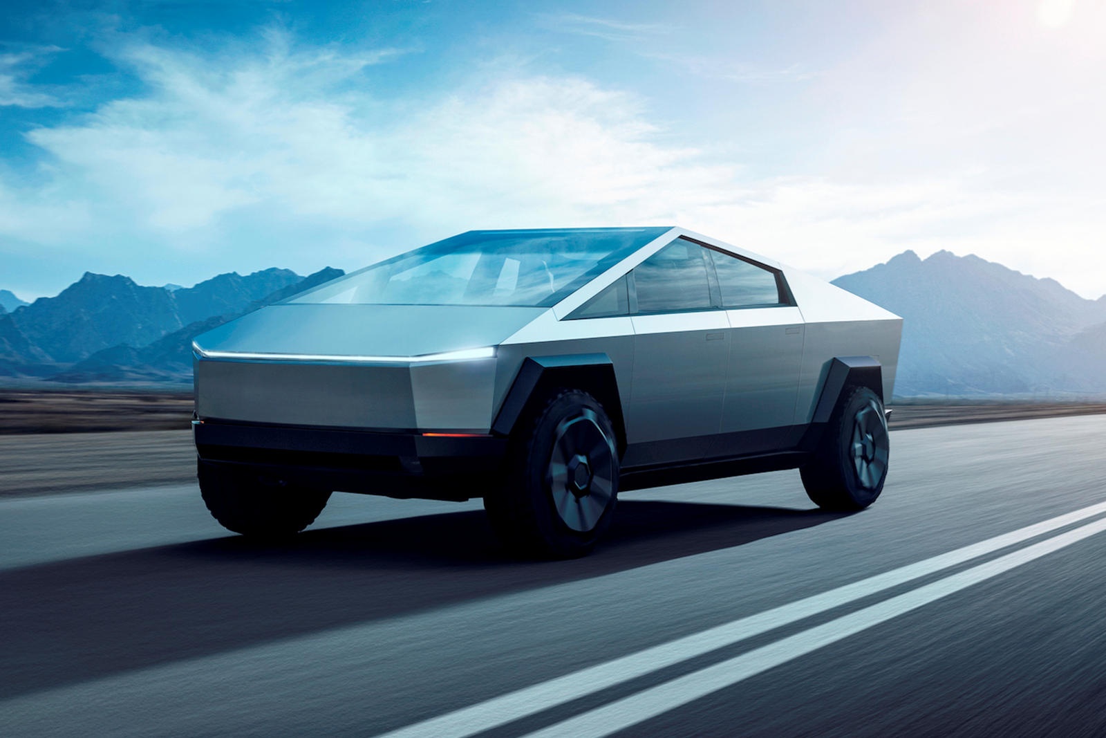 Tesla co the ra mat ban tai Cybertruck phien ban thu nho hinh anh