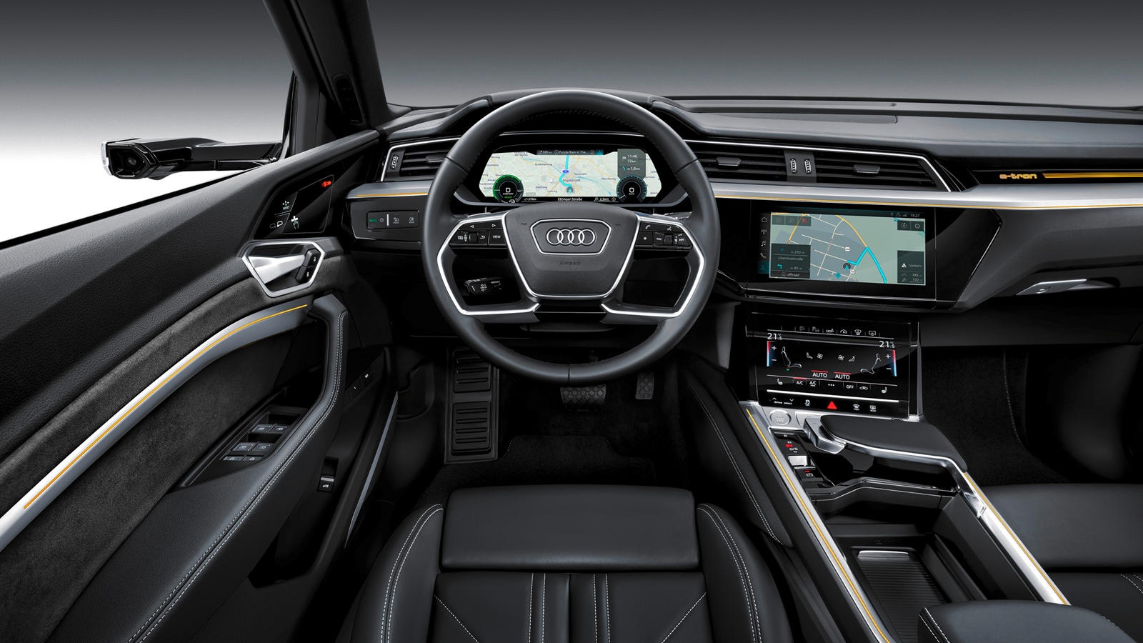 Audi e-tron 2021 rẻ hơn mẫu cũ ảnh 3 Audi e-tron 2021 re hon mau cu anh 3