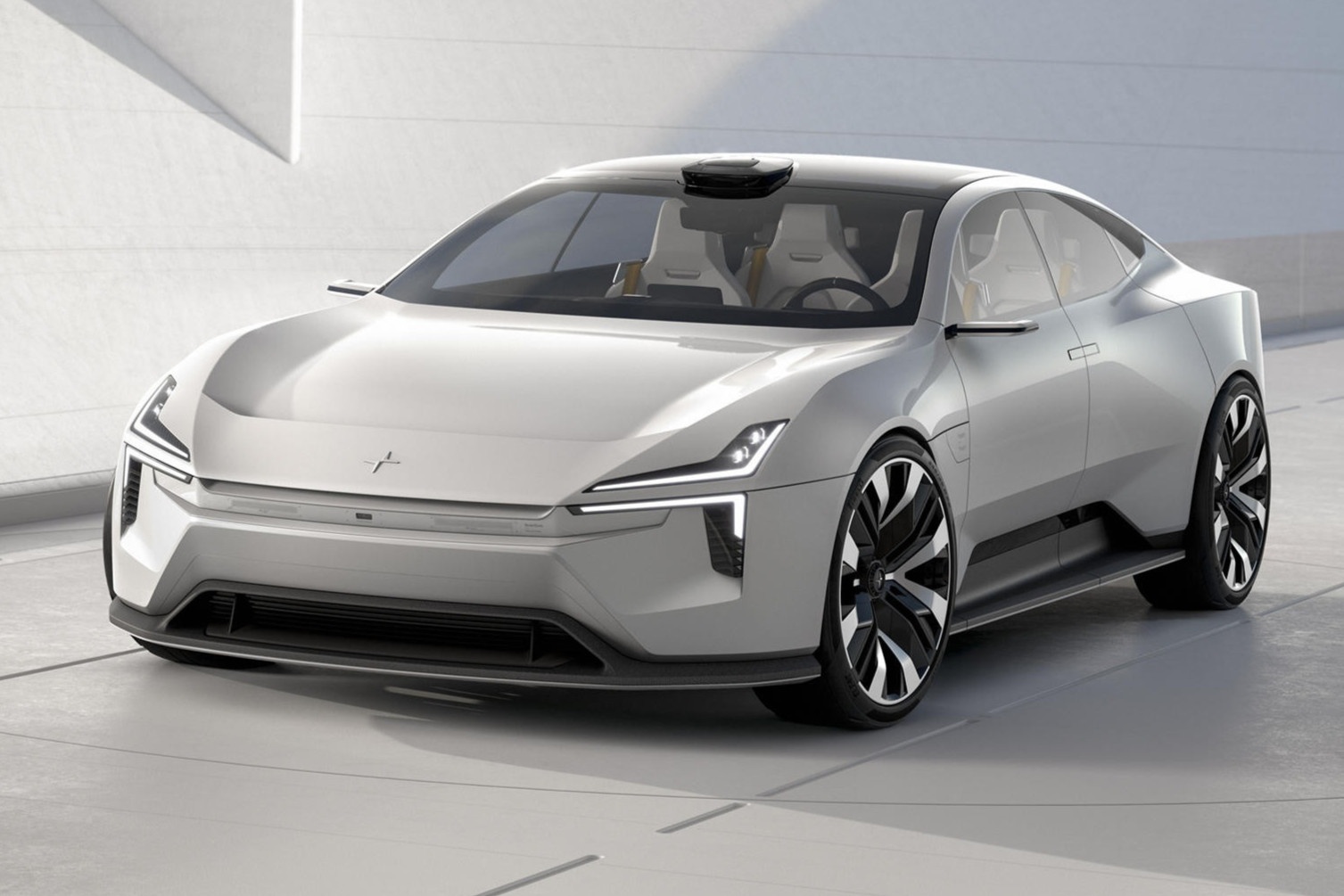 Polestar Precept san sang canh tranh voi Tesla Model S hinh anh