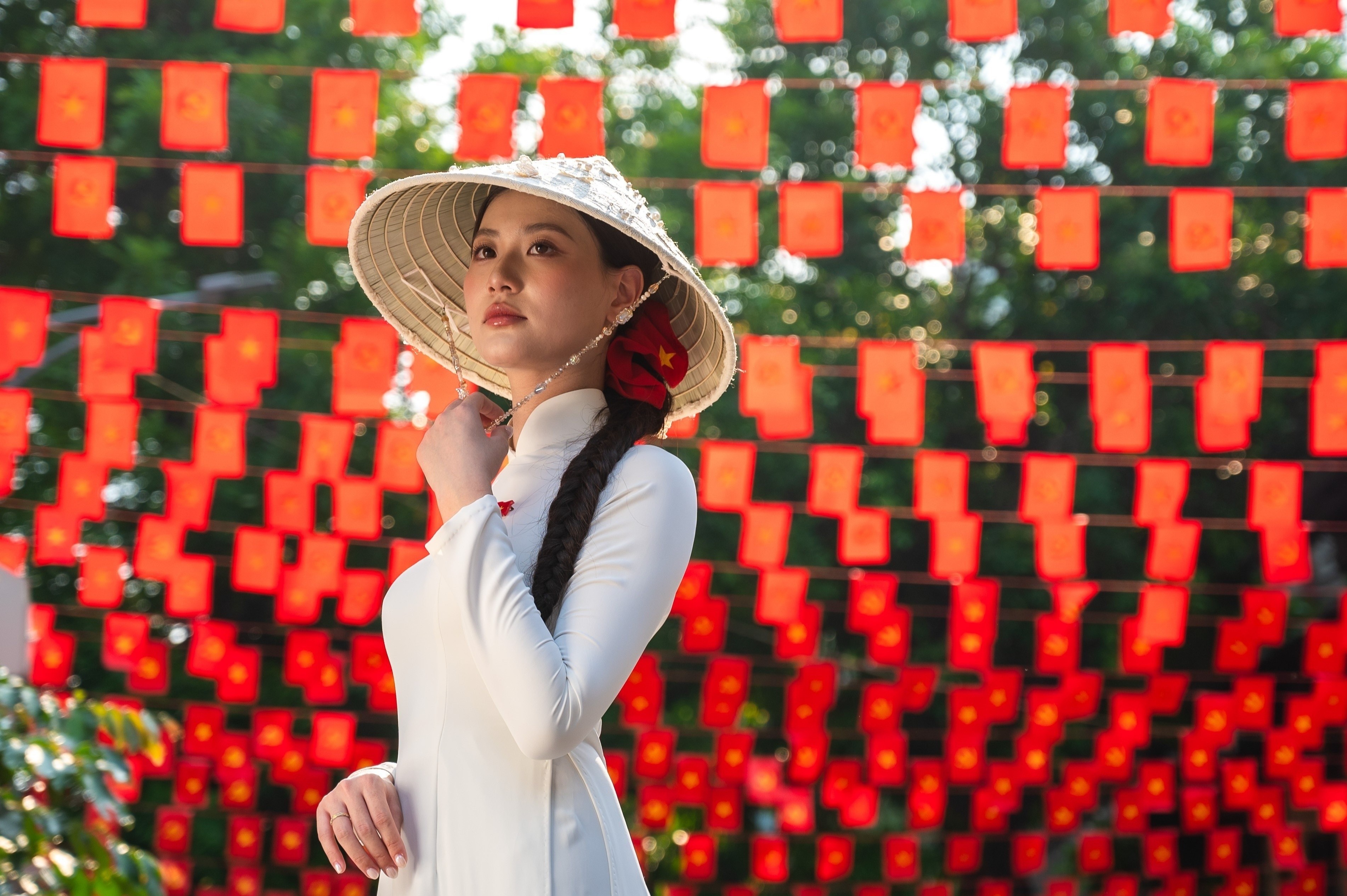 Ha Noi ruc ro co hoa hinh anh