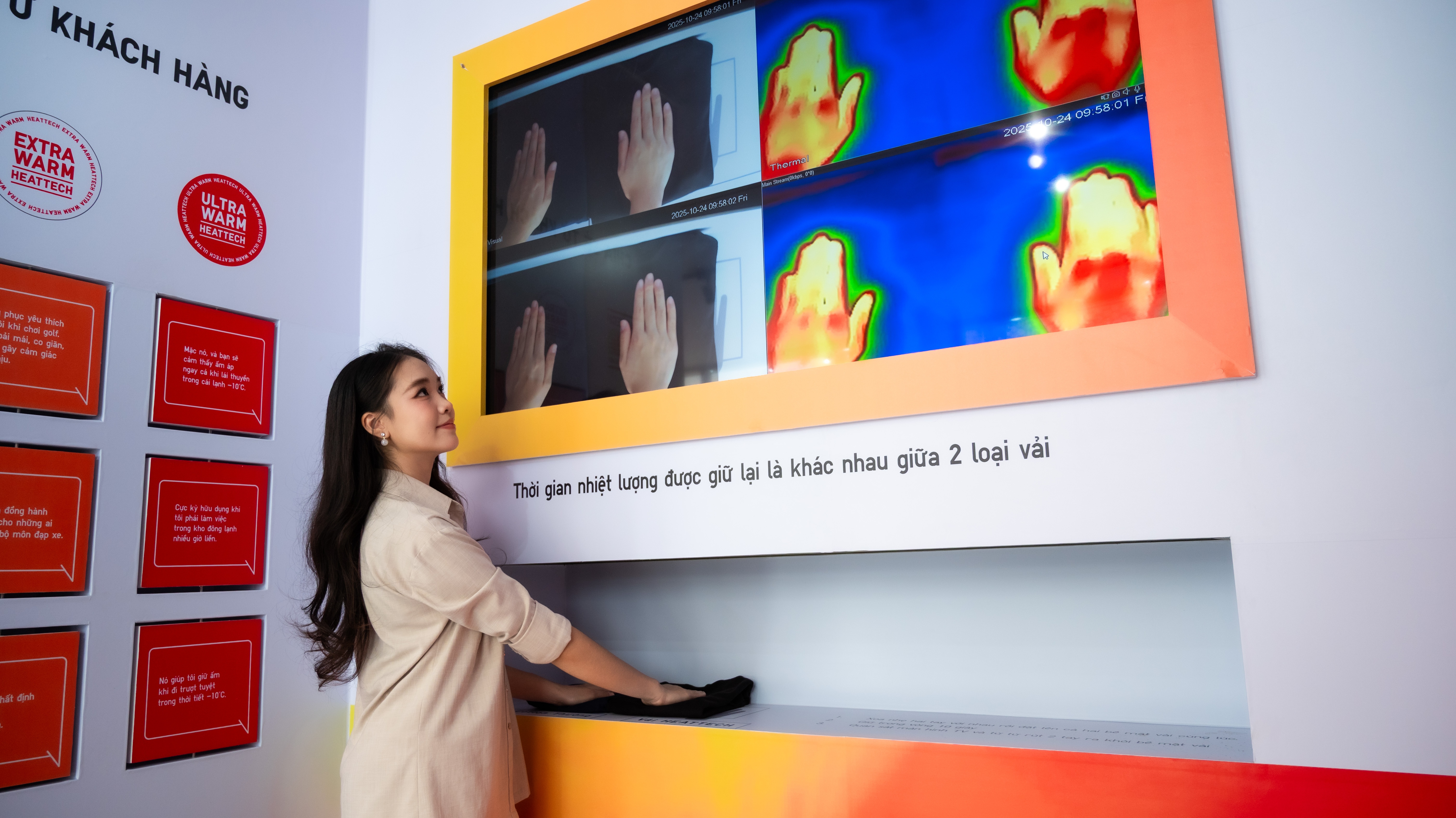 ao giu am Uniqlo,  HEATTECH,  PUFFTECH,  mac am khong nang,  cong nghe giu nhiet,  thoi trang Ha Noi anh 15